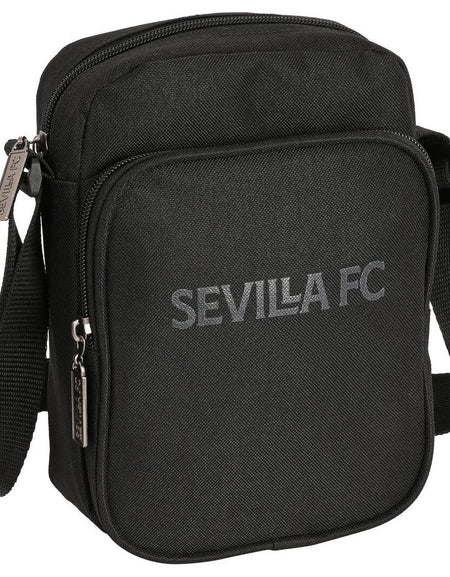 Shoulder Bag Sevilla Fútbol Club Teen 16 x 22 x 6 cm Black-0