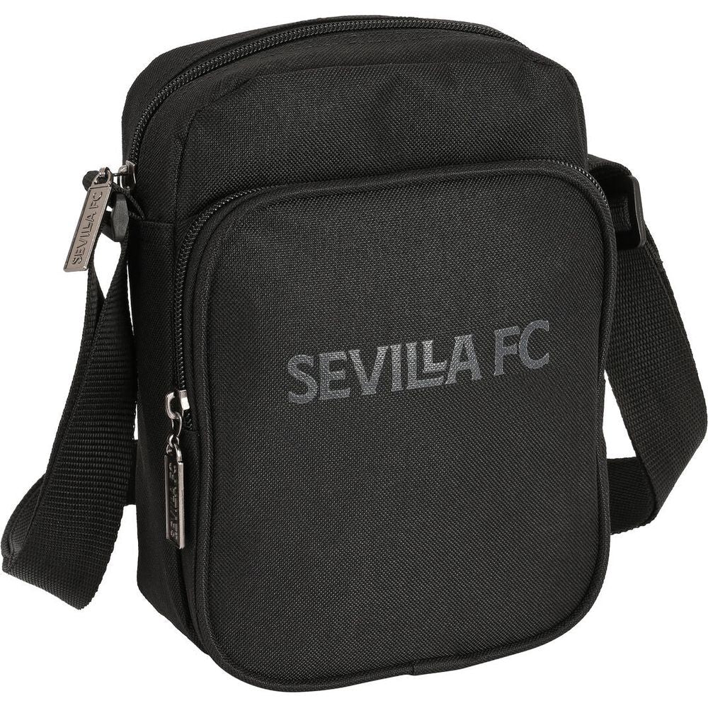 Shoulder Bag Sevilla Fútbol Club Teen 16 x 22 x 6 cm Black-0