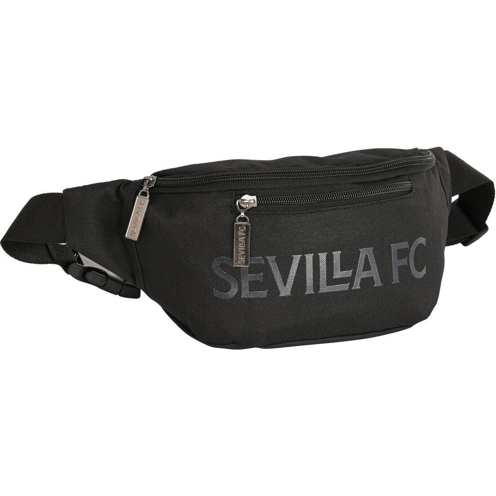 Belt Pouch Sevilla Fútbol Club Teen Black Sporting 23 x 12 x 9 cm-0