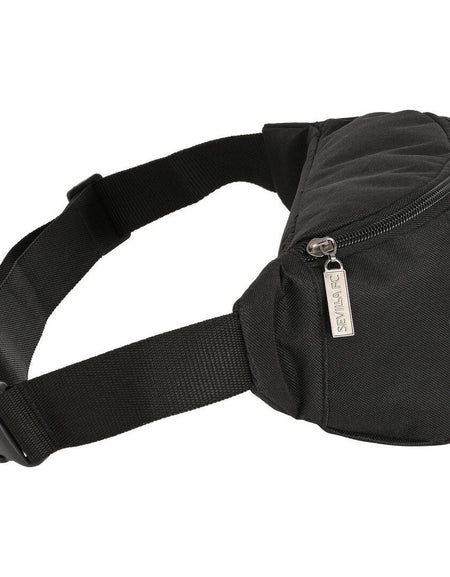 Belt Pouch Sevilla Fútbol Club Teen Black Sporting 23 x 12 x 9 cm-1