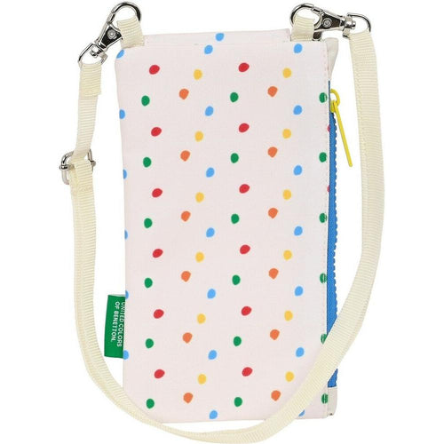 Load image into Gallery viewer, Purse Benetton Topitos White 10 x 19 cm Mobile cover-1
