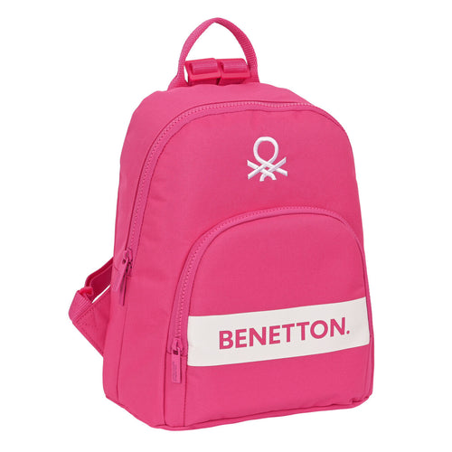 Load image into Gallery viewer, Casual Backpack Benetton Raspberry Fuchsia 13 L-0
