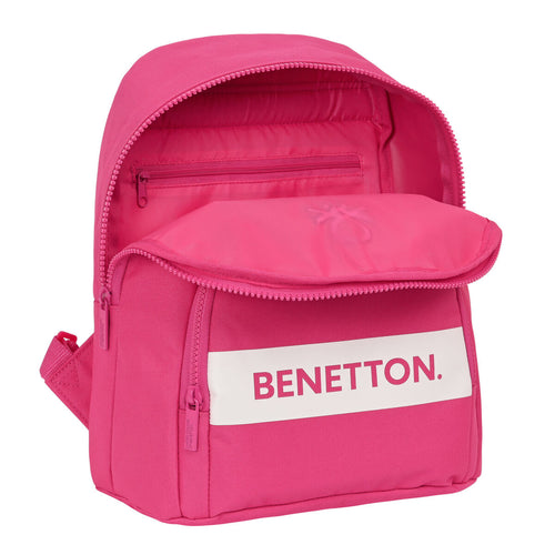 Load image into Gallery viewer, Casual Backpack Benetton Raspberry Fuchsia 13 L-1
