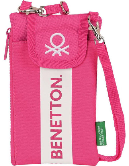 Purse Benetton Raspberry Mobile cover Fuchsia-0
