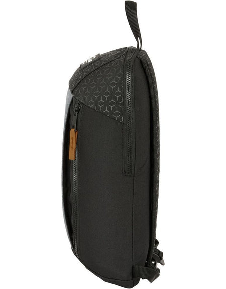 Casual Backpack BlackFit8 Old school Black Grey 22 x 39 x 10 cm-1