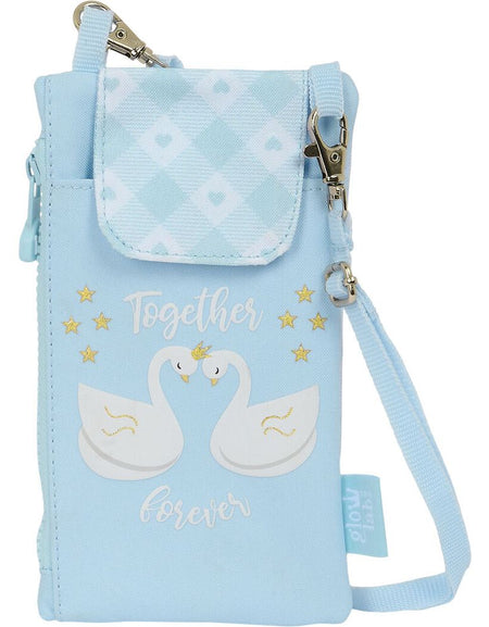 Purse Glow Lab Cisnes Mobile Bag Blue-0
