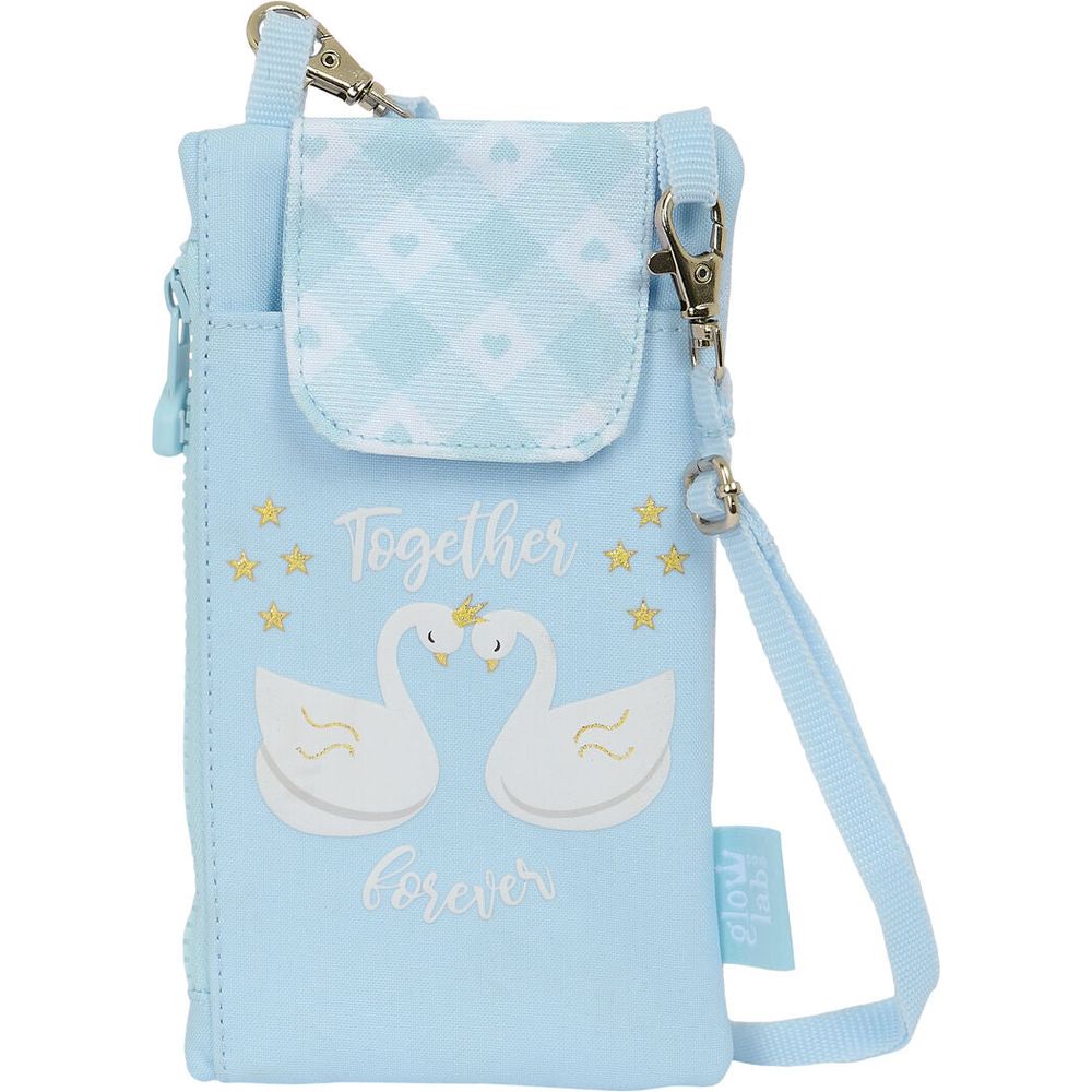 Purse Glow Lab Cisnes Mobile Bag Blue-0