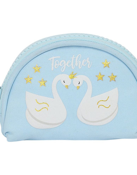 Purse Glow Lab Cisnes Blue 9.5 x 7 x 3 cm-0