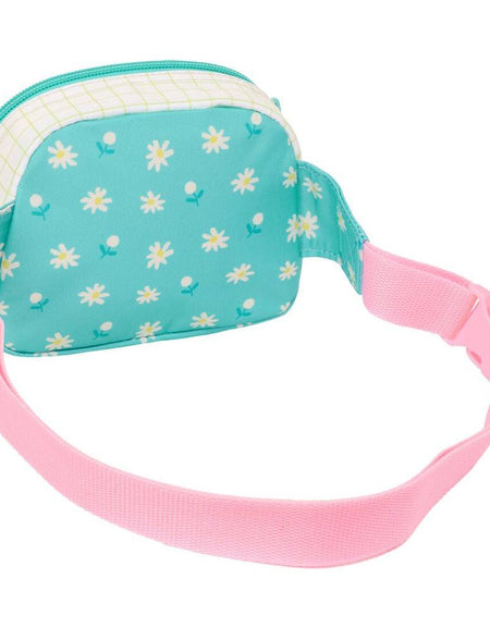 Belt Pouch Peppa Pig Pretty flowers Yellow Mint 14 x 11 x 4 cm-1