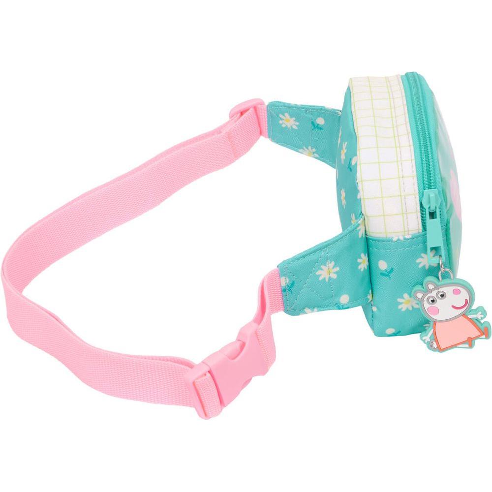 Belt Pouch Peppa Pig Pretty flowers Yellow Mint 14 x 11 x 4 cm-2