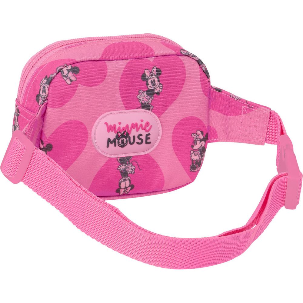 Belt Pouch Minnie Mouse Loving Pink 14 x 11 x 4 cm-2