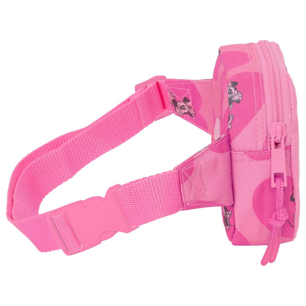 Belt Pouch Minnie Mouse Loving Pink 14 x 11 x 4 cm-1