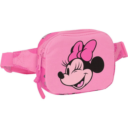 Load image into Gallery viewer, Belt Pouch Minnie Mouse Loving Pink 14 x 11 x 4 cm-0

