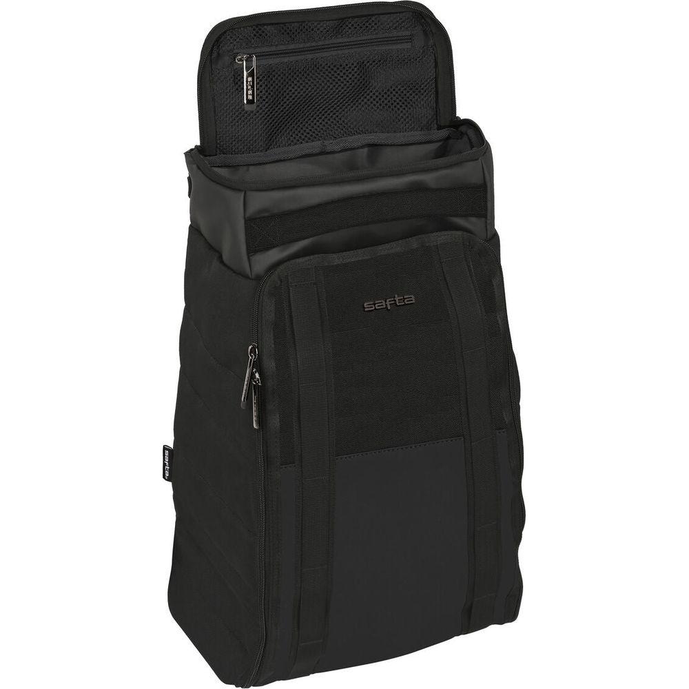 Rucksack Safta Black 33 x 55 x 18 cm Black Business-4