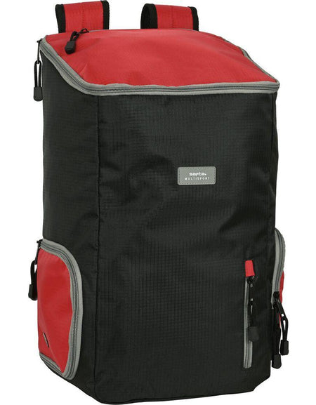 Rucksack Safta Multisports Black Red Sporting 28 x 50 x 22 cm-0