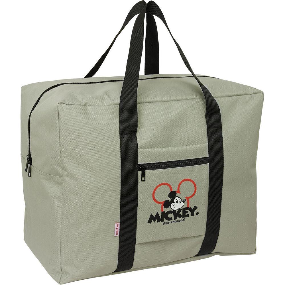 Women's Handbag Mickey Mouse Clubhouse Mood Grey 50 x 40 x 28 cm-0