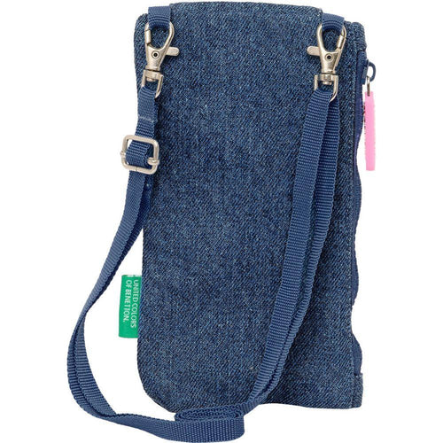 Load image into Gallery viewer, Purse Benetton Denim Mobile Bag Blue-1

