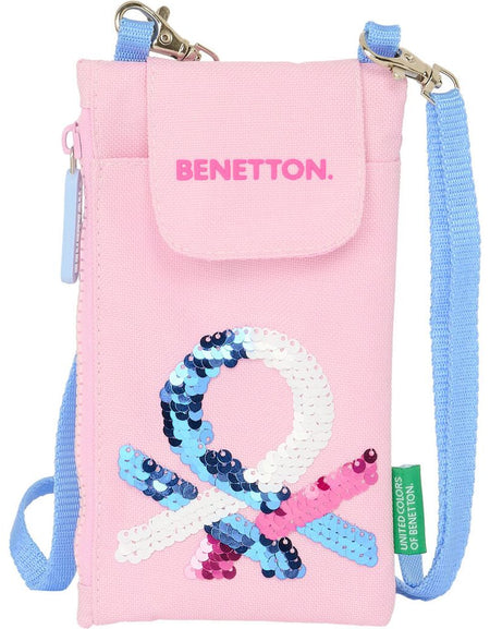 Purse Benetton Pink Mobile Bag Pink-0