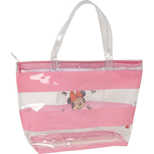 Load image into Gallery viewer, Women&#39;s Handbag Minnie Mouse Beach Pink Transparent-2
