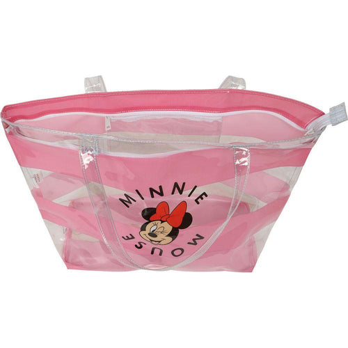 Load image into Gallery viewer, Women&#39;s Handbag Minnie Mouse Beach Pink Transparent-1
