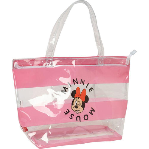 Load image into Gallery viewer, Women&#39;s Handbag Minnie Mouse Beach Pink Transparent-0
