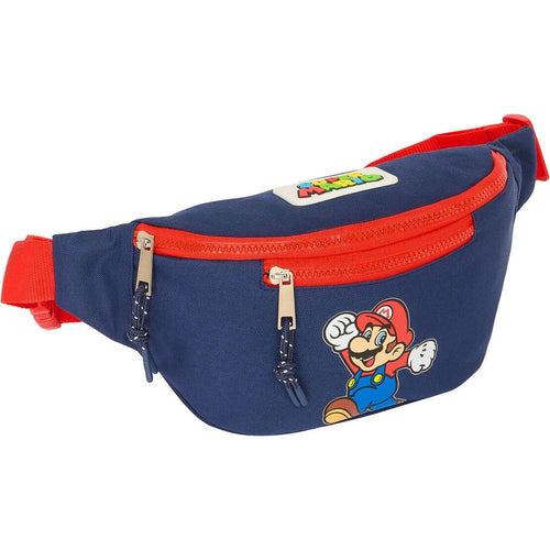 Load image into Gallery viewer, Belt Pouch Super Mario World Navy Blue 23 x 12 x 9 cm-0
