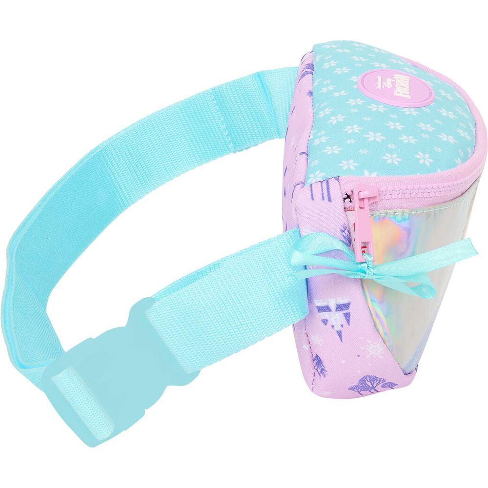 Belt Pouch Frozen Cool days Violet Celeste 23 x 14 x 9 cm-1