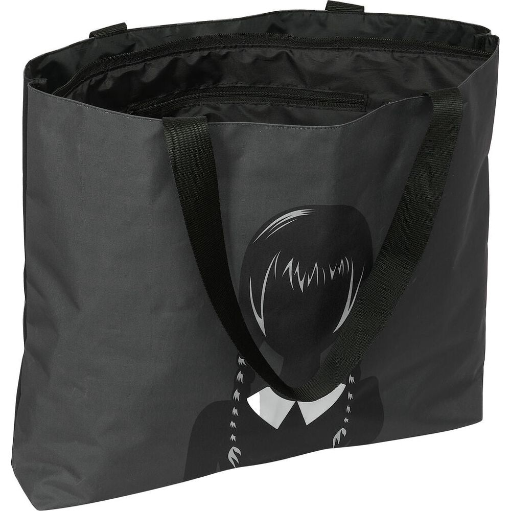 Shopping Bag Wednesday Black 50 x 45 x 10 cm-1