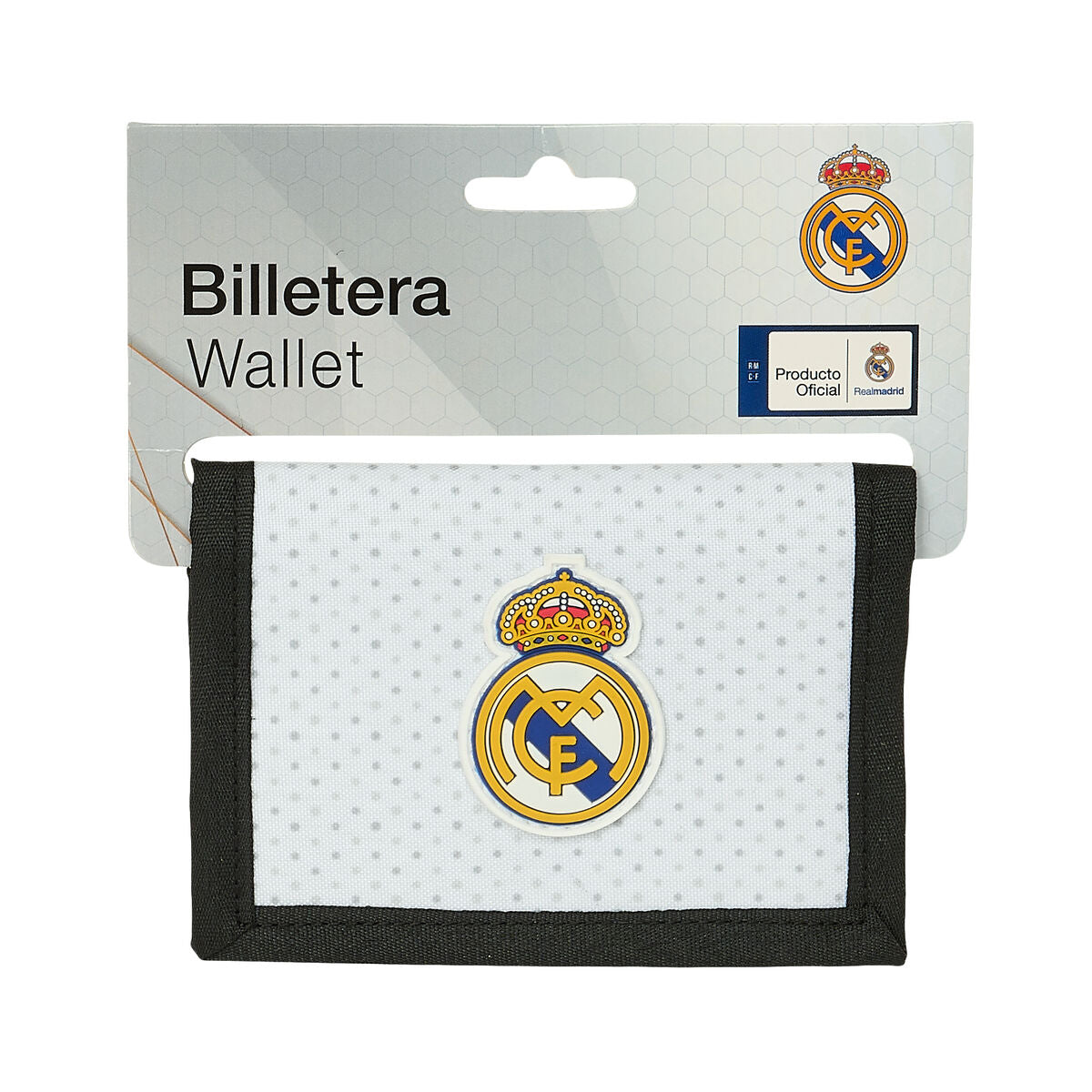 Men's Wallet Real Madrid C.F. 24/25 White 12.5 x 9.5 x 1 cm-0