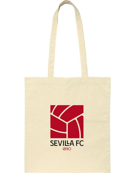 Bag Sevilla Fútbol Club Beige Cotton-0