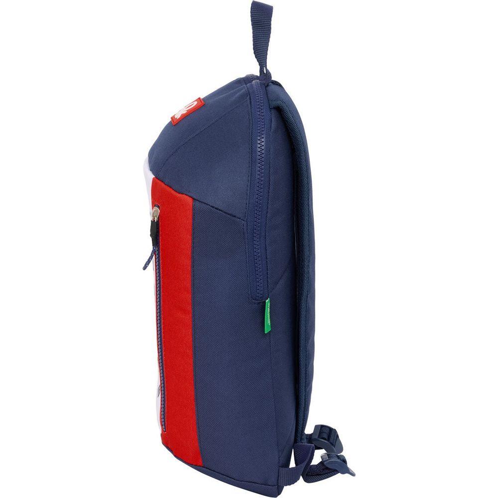 Casual Backpack Benetton Flag Navy Blue 22 x 39 x 10 cm-2