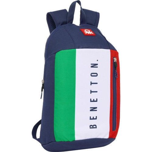 Load image into Gallery viewer, Casual Backpack Benetton Flag Navy Blue 22 x 39 x 10 cm-0
