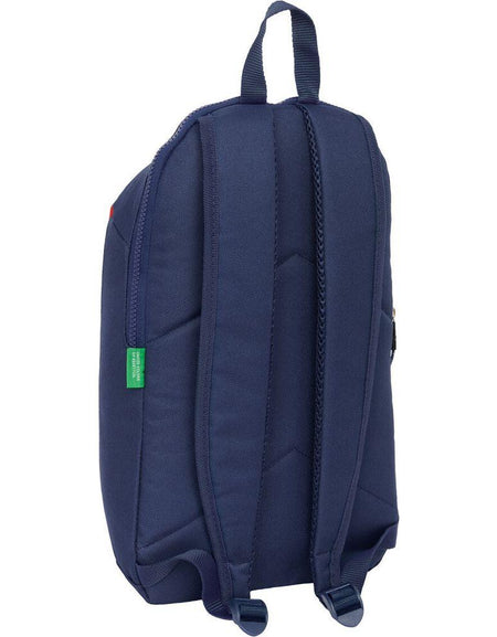 Casual Backpack Benetton Flag Navy Blue 22 x 39 x 10 cm-1