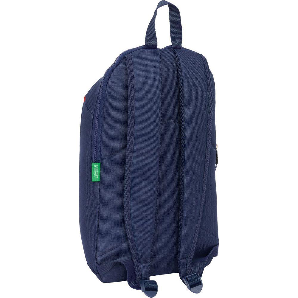 Casual Backpack Benetton Flag Navy Blue 22 x 39 x 10 cm-1