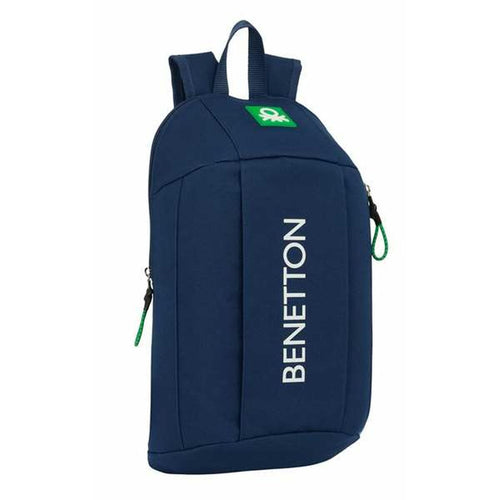 Load image into Gallery viewer, Casual Backpack Benetton Green Navy Blue 22 x 39 x 10 cm-0
