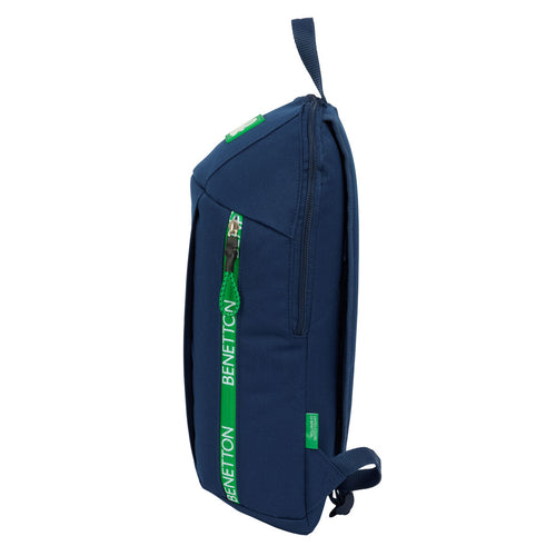Load image into Gallery viewer, Casual Backpack Benetton Green Navy Blue 22 x 39 x 10 cm-1
