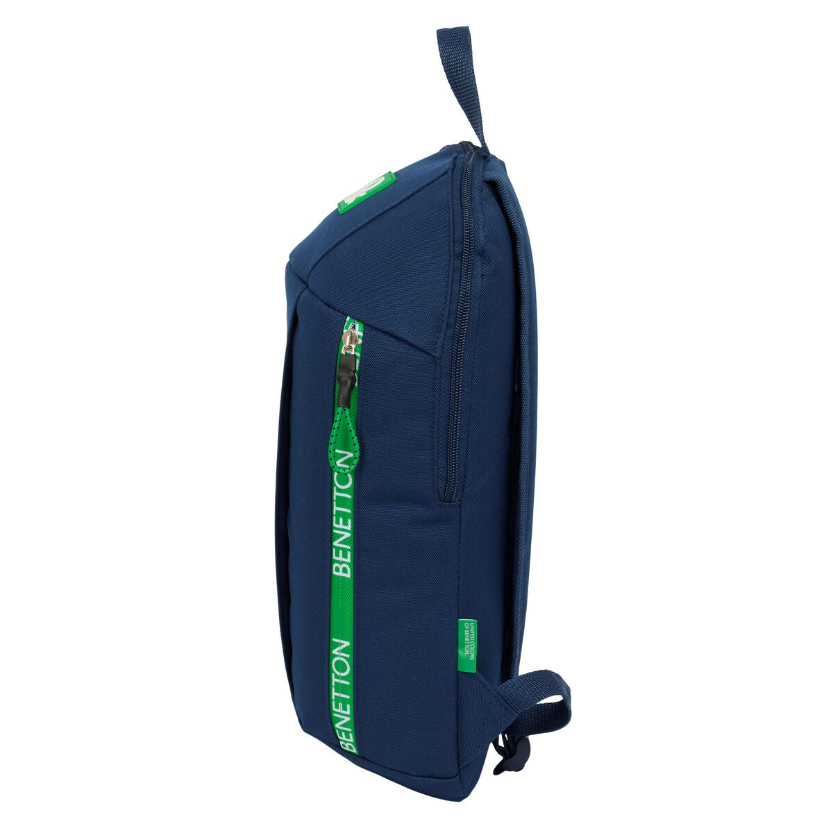 Casual Backpack Benetton Green Navy Blue 22 x 39 x 10 cm-2