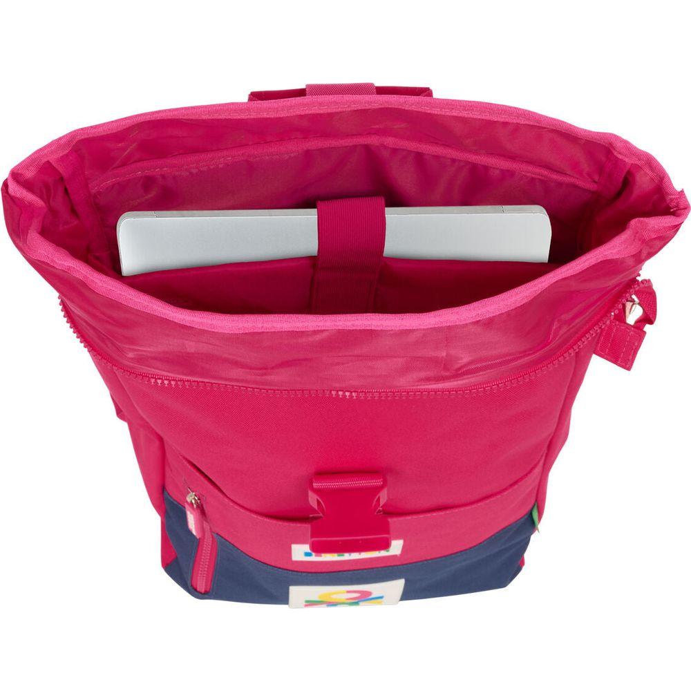 Casual Backpack Benetton Cherry Cherry Navy Blue-3