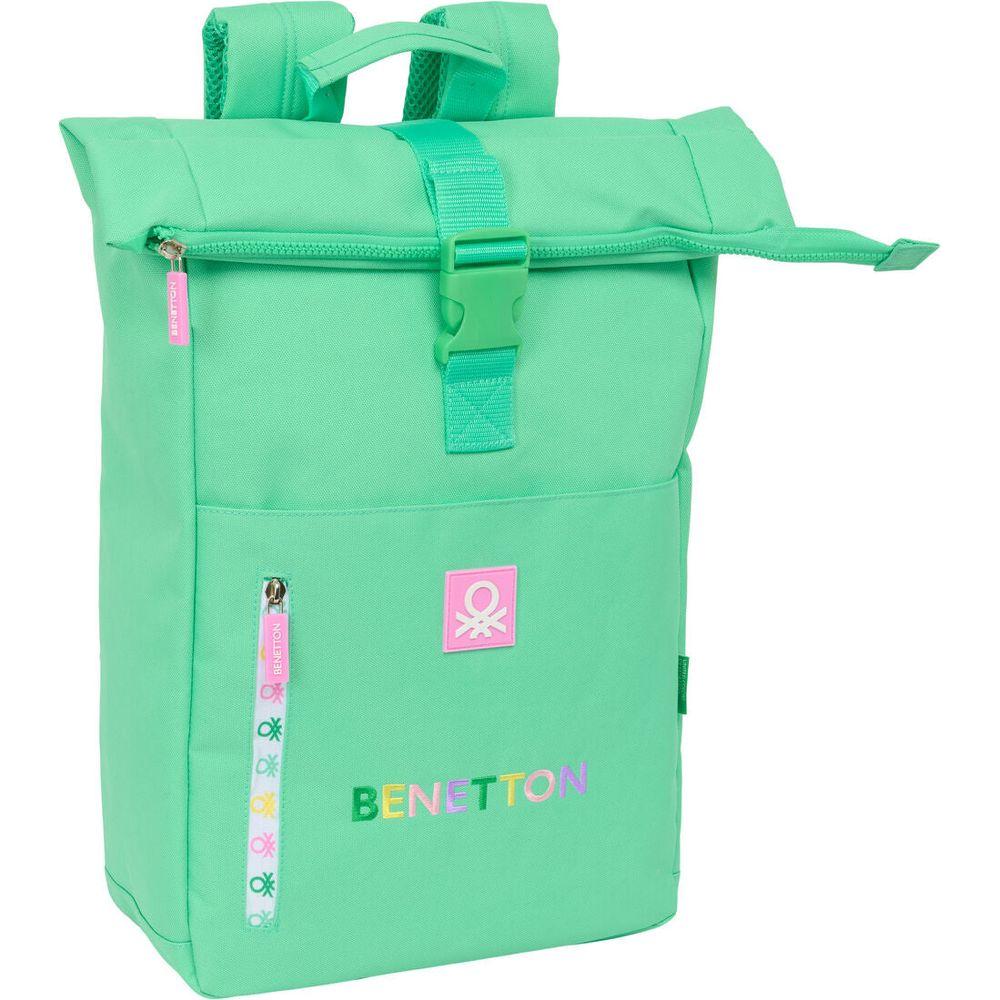 Casual Backpack Benetton Mint Green-0