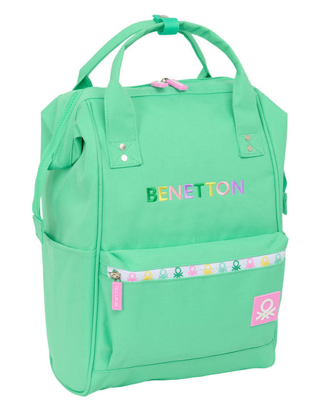 Casual Backpack Benetton benetton Green-0