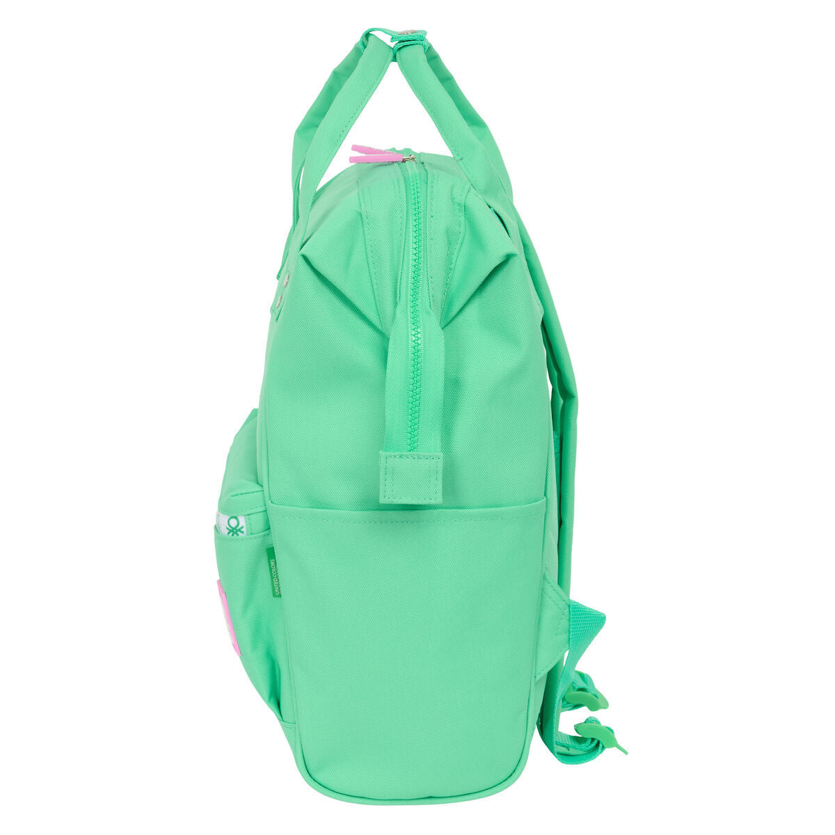 Casual Backpack Benetton benetton Green-3