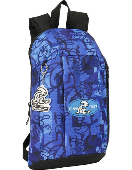 Casual Backpack El Niño Roller Blue Black 22 x 39 x 10 cm-0