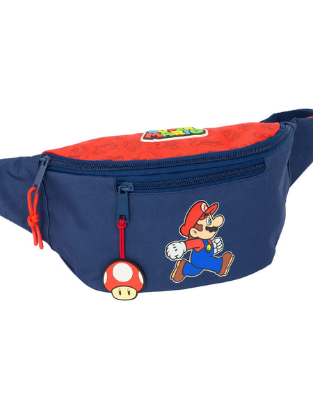 Belt Pouch Super Mario Trick Red Dark blue 23 x 12 x 9 cm-0