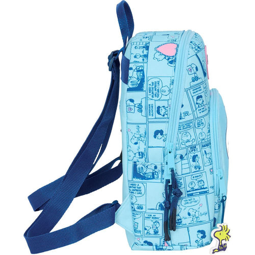 Load image into Gallery viewer, Casual Backpack Snoopy Love Light Blue 25 x 30 x 13 cm-1
