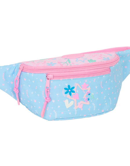 Belt Pouch BlackFit8 Smile Pink Light Blue 23 x 12 x 9 cm-0