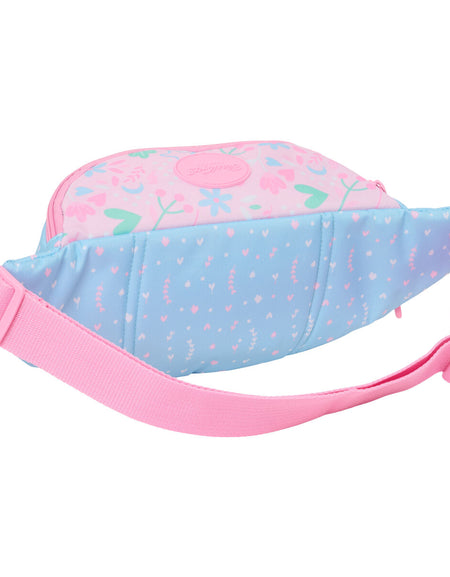 Belt Pouch BlackFit8 Smile Pink Light Blue 23 x 12 x 9 cm-1