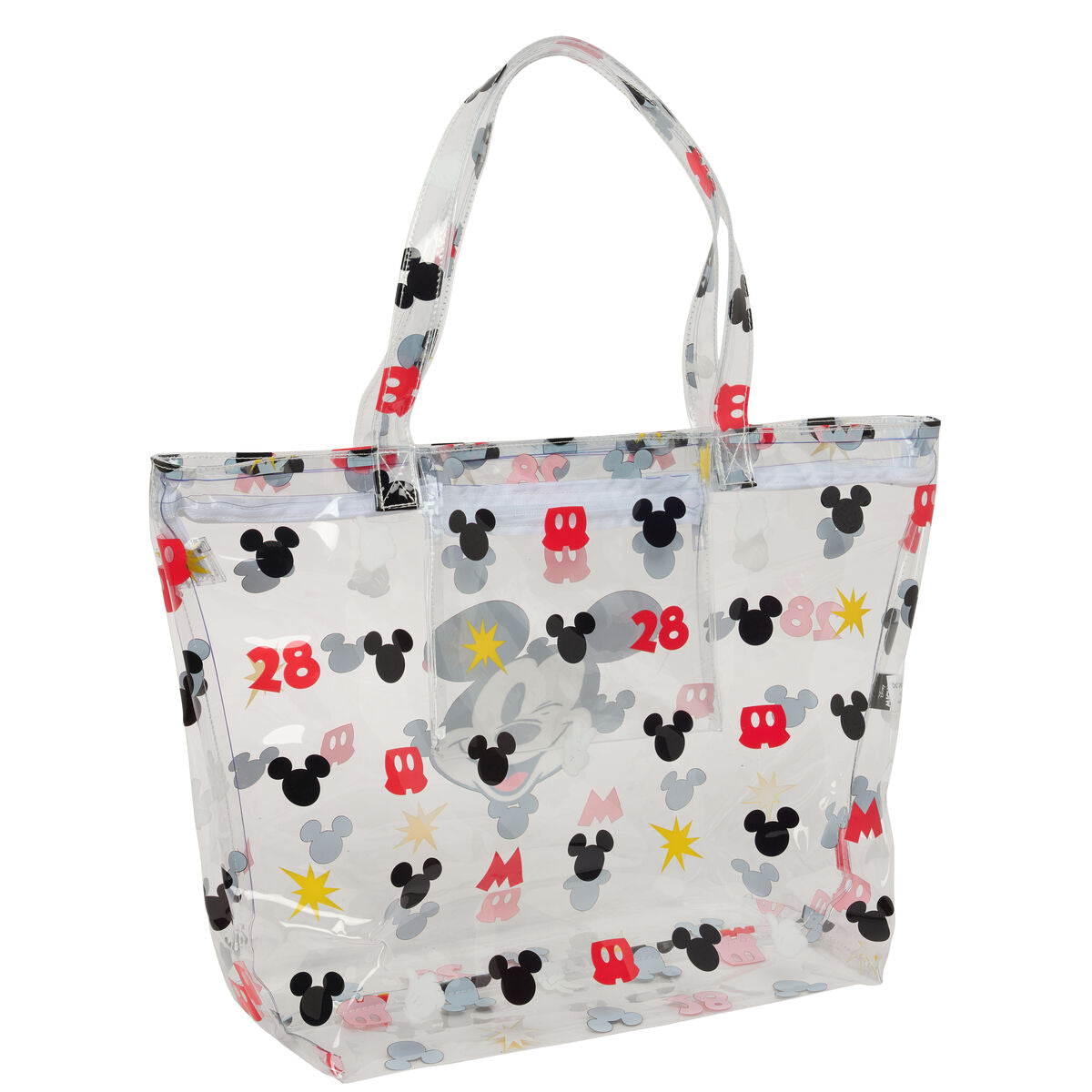 Shopping Bag Mickey Mouse Clubhouse Beach Multicolour Transparent 54 x 35 x 17 cm-1