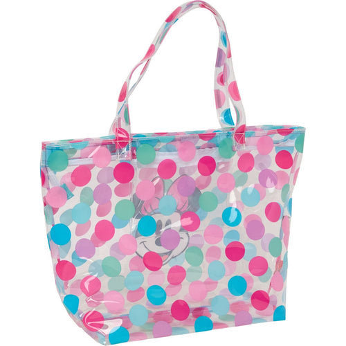 Load image into Gallery viewer, Shopping Bag Minnie Mouse Beach Multicolour Transparent 54 x 35 x 17 cm-1
