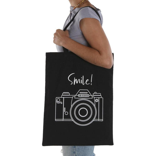 Load image into Gallery viewer, Women&#39;s Handbag Versa Smile Black 36 x 48 x 36 cm-1
