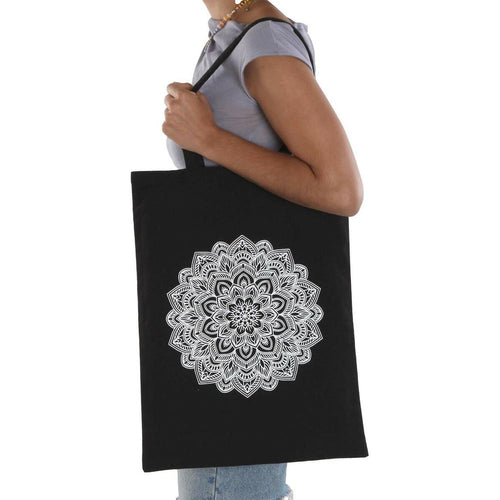 Load image into Gallery viewer, Women&#39;s Handbag Versa Black 36 x 48 x 36 cm Mandala-1
